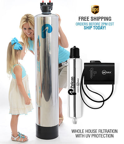 Pelican Whole House Water Filter with UV PC600-PUV-7 | PC1000-PUV-14