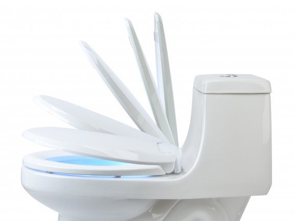 Brondell LumaWarm Heated Nightlight Toilet Seat (L60)